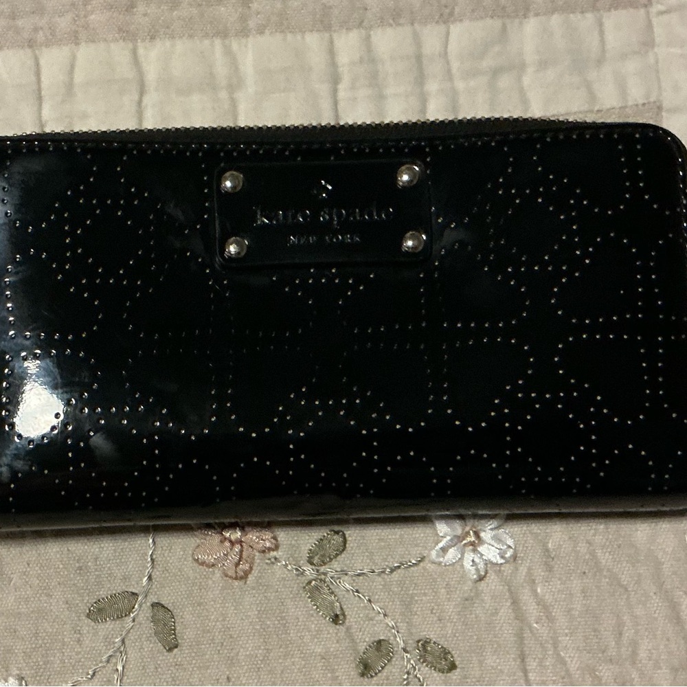 Kate Spade Black Patent Wallet